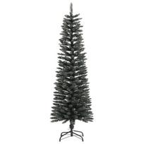Dirbtinė siaura Kalėdų eglutė su stovu,150cm