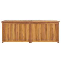 vidaXL Sodo dėžė, 150x50x55cm, tikmedžio medienos masyvas