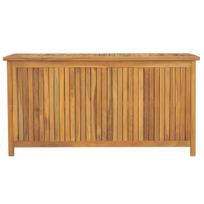 vidaXL Sodo dėžė, 114x50x58cm, tikmedžio medienos masyvas