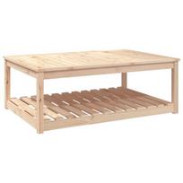 vidaXL Sodo stalas, 121x82,5x45cm, pušies medienos masyvas