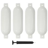 Valties bortų apsaugos, 4vnt., baltos spalvos, 51x14cm, PVC