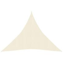vidaXL Uždanga nuo saulės, kreminė, 4,5x4,5x4,5m, HDPE, 160g/m², Kreminė