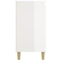 vidaXL Naktinės spintelės, 2vnt., baltos, 40x35x70cm, apdirbta mediena