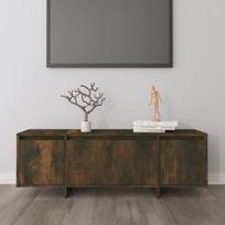 vidaXL Televizoriaus spintelė, dūminio ąžuolo, 120x30x40,5cm, MDP, Ruda