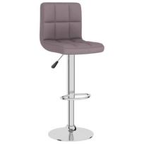 vidaXL Baro taburetės, 2vnt., taupe spalvos, audinys