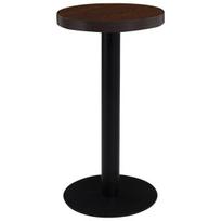 vidaXL Bistro staliukas, tamsiai rudos spalvos, 40cm, MDF