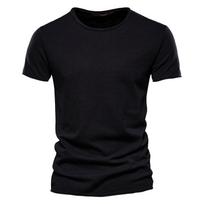 Naudokite žirafos prekės ženklo kokybės elastingumo marškinėlius Vyriški marškinėliai su iškirpte Slim Fit 100% medvilnės marškinėliai Madingi trumpomis rankovėmis marškinėliai Vyriški viršutiniai laisvalaikio marškinėliai 2XL juoda