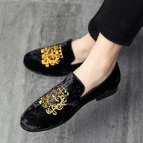 Vyriški suknelės batai Vyriški klasikiniai kaučiuko suknelės batai vyrams Elegantiška vakarinė suknelė Odiniai loaferiai Vyriški prabangūs prekės ženklo oficialūs batai 39 juoda