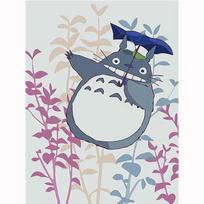 „Pasidaryk pats“ 5D deimantinis paveikslas, siuvinėjimas „Mano kaimynas Totoro“ šiuolaikiškas piešimas animacinis filmas Anime kryželiu pilnas apvalus deimantinis dovanos siena Šv. Full Round 20x30CM