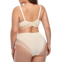 Gėlėtas nėrinių apatinis trikotažas moterims didelio dydžio liemenėlių rinkinys D puodelis XL 2XL 3XL 4XL 5XL 6XL pilno kaušelio liemenėlės ir ypač plonos apatinės kelnės 85D balta