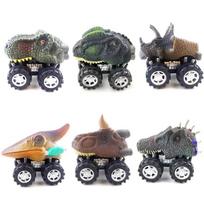 Muzika Apšvietimas Dinozaurų Automobilių Transportavimo Sunkvežimis Traukti atgal Dino Automobilis Transporto priemonė Konteineris Modelis Vaikai Žaislai Berniukai Vaikai Gimtadienio dovana without box ruda/pilka