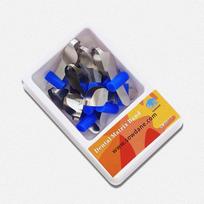 Dantų dvi priekinės matricos su spintele Dantų segmentinės kontūrinės metalinės matricos Poliesterio matrica Dantų matricos medžiaga 1 box