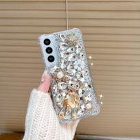 Prabangus Bling Cirkonio Telefonų dėklas Samsung Galaxy A32 A42 A52 A72 A22 A51 A71 A12 5g A21s A13 A33 A53 Pasidaryk pats Deimantinis Dangtelis For Galaxy A72 5G