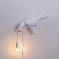 Led stalinė lempa „Lucky Bird“ svetainė miegamojo prie lovos „Raven“ lempa namų dekoravimui wall Right-US balta