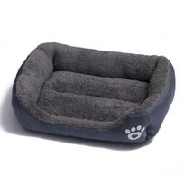 Naminių gyvūnėlių didelės šunų lovos Minkštos šiltos kačių lovos pagalvėlės vandeniui atsparios apatinės mažos šunų lovos Čihuahua Husky lovos naminiams gyvūnėliams S(43x32cm) pilka spalva
