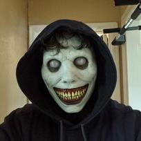 Naujausia Helovino kaukių siaubo kaukė Cosplay latekso baltųjų akių demono kaukė Style-A
