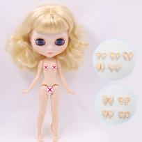 ICY DBS Blyth Doll White Skin Skin Jungtinis 1/6 BJD Speciali kaina OB24 žaislo dovana 30cm height doll