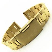 Nerūdijančio plieno metalinė laikrodžio apyrankė 18mm 20mm 22mm 24mm 26mm 28mm 30mm laikrodžio apyrankė riešo apyrankė juoda sidabro aukso priedai 26mm auksas