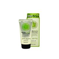 3W CLINIC - Intensyvus žaliosios arbatos arba alavijo apsauginis kremas nuo saulės / Apsauginis kremas nuo saulės 70 ml (8 Parinktys) Green Tea Sunscreen x1PCS