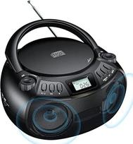 Nešiojamas CD Bluetooth garsiakalbis Boombox su FM juostiniu CD grotuvu Studentas mokosi U disko MP3 stereo muzikos grotuvas juoda