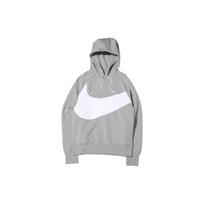 Nike Tech Fleece Spalvų Blokų Didelio Logotipo Spaudinio Gobtuvėlis Vyrams Sportiniai Viršutiniai Drabužiai Pilkas DD8223-063 L