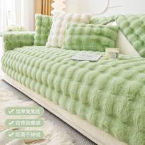 Sofos užvalkalas Šiltas triušio pliušinis užvalkalas sofai rudeninis žiema naujas audinys Sofa užvalkalas antklodė Velvet svetainė namams 70*70CM