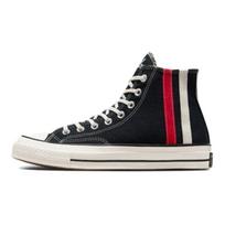 Converse Chuck 70 High Archival Stripes - Black Unisex Sneakers Red Vintage-White A07441C 36.5