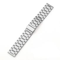 1vnt Aukštos kokybės tvirto metalo laikrodžio apyrankė, vyriška metalinė gryno nerūdijančio plieno laikrodžio apyrankė 18mm height sidabras