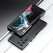 Prabangus metalinis aliuminio buferis, skirtas Samsung Galaxy S22 Ultra 5G dėklo rėmo dangtelis, atsparus smūgiams telefonų dėkliams Coque Fundas For S22Ultra 6.8inch