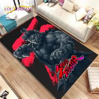„Street Fighter Retro“ žaidimų aikštelės kilimėlis, kilimas svetainės miegamojo sofos durų kilimėliui dekoruoti, „Kid Play“ neslystantis grindų kilimėlis 40x60cm(15x23in)