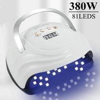 380 W nagų džiovintuvas SUNX27 MAX nagų lempa UV LED lempa manikiūrui gelinio lako kietėjimo mašina Nagų dailė US balta