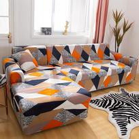 Elastingi L formos sofų užvalkalai svetainei, „Funda“ sofai, sofos užvalkalams, kėdės apsaugai, S/M/L/XL geometriniai sofos užvalkalai, pirkti 2 vnt. S Size(90-140cm)1pc