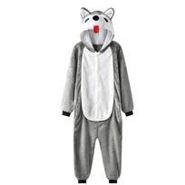 Husky Dog pižama Viso kūno drabužiai Anime Onesie suaugusiems Moteriški miegui skirti Helovino Cosplay kostiumai Vienetiniai namų drabužiai Kigurumi XL