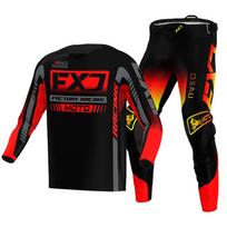 Motocross Jersey & Pant Kits lenktynių kostiumas Racer Gear Set Off-road MX Enduro MOTO Vyriški rinkiniai Moterų kalnų kalnų motociklų kombinacija XL-36