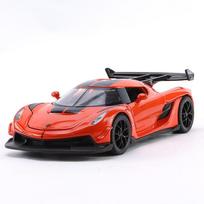 1/32 Koenigsegg Lydinio Žaislinio Automobilio Modelis Diecast Simuliacinis su Garsu Atitraukiamas Modelis Sportinio Automobilio Žaislai Berniukui Gimtadienio Dovana Kolekcija raudona