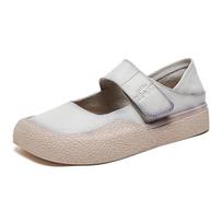 Moteriški odiniai „Mary Jane Flats“ stambūs platforminiai apvalūs vaikščiojimo batai Patogūs užsegami, puošnūs batai su dirželiu prie kulkšnies „Mary Jane“ moteriški batai 35