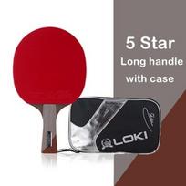 Loki 5/6/7 Star stalo teniso raketė Profesionali įžeidžianti anglies ašmenų stalo teniso raketės lazdos irklas su ITTF patvirtinta guma 5 Star FL
