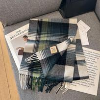 Vienas grynos vilnos skara Klasikinis britų šalikas Unisex Couple Thermal Scarf 188*32cm