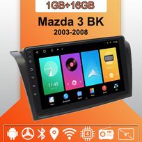 Android Carplay automobilinis radijas, skirtas Mazda 3 BK 2003-2008 Multimedijos grotuvas galvos blokas Stereo GPS navigacija BT WIFI 2+32GB 1+16GB