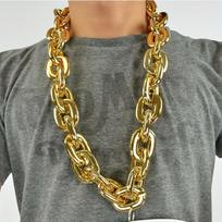 Auksinė Stora Grandinėlė Vyrams, Hip-Hop Stiliaus Pakabukas auksas