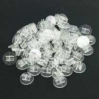 50 vnt. Plastikiniai žaidimų stovai Kortelių stovai Plastikinis kortelių laikiklis Žaidimų lentos žymekliai Pasidaryk pats žaidimų kortelių stovai stalo žaidimui 50pcs balta