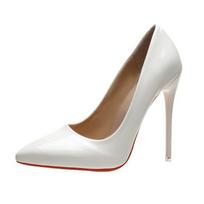 Mada Aukštakulniai 35-45 Didelio Dydžio Moteriški Batai 12cm Plonas Stiletto Banketui Vestuviniai Batai Seksualūs Smailianosiai Moteriški Vakarėlių Batai 35 balta