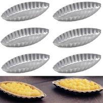 Aliuminio valties mini pyrago tartaletės formelė muso desertui keksiukų pudingo formelė virtuvės konditerijos kepimo reikmenys 3/5/10/15 vnt. torto stovas 3pcs