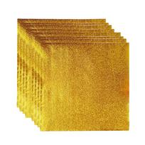 Auksinės folijos saldainių vyniojamasis popierius šokolado popierius, saugus, puikiai tinka dovanų pakavimui Kalėdų vakarėliams Daugiau 8x8cm