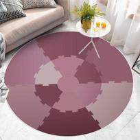 Skandinaviško stiliaus prabangūs apvalūs kilimai svetainės dekoravimui, kilimėliai miegamojo dekorui, kilimas prie lovos, paprastas kilimas poilsio zonai diameter 60CM