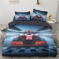 Lenktynių Automobiliai Madingas Peizažas 3D Antklodės Užvalkalas Dropshipping Modernus Šaunus Sportinis Automobilis Vaikams Paaugliams Berniukams Miegamojo Dekoras Karalienė 135x200cm 2pcs