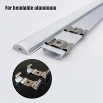 T4 T5 T8 Lamp Tube Fixing Clip LED Hard Bar Light Stainless Steel Mount Buckle Fluorescent Lamp Aluminum Profile Fixed Fixture 50pcs