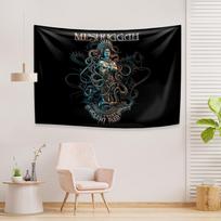 Švediško metalo grupės gobelenas Meshuggahs spaudiniai Namų dekoras Sienos kabinamas dengiamasis audinys Bendrabučio fonas Koncerto vėliava 29x37in black