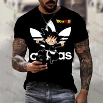 Dragon Ball Z vaikiški marškinėliai viršūnės Vegeta vyriški būtiniausi hip hopas Goku mada Harajuku stilius trumpomis rankovėmis marškinėliai nauji anime S