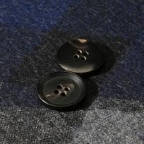 10Pcs Horn Suit Buttons Round Versatile Coat Trench Coat Suit Jacket Buttons Daquan Men'S And Women'S Tops Sweater Buttons black * 24L = 15.0 MM